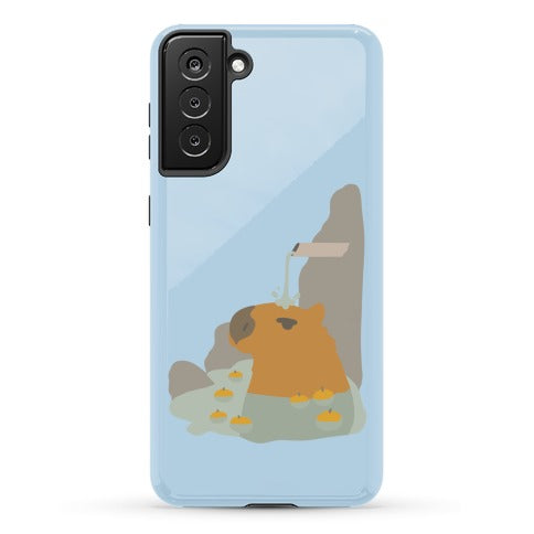 Capybara Hot Spring Phone Case